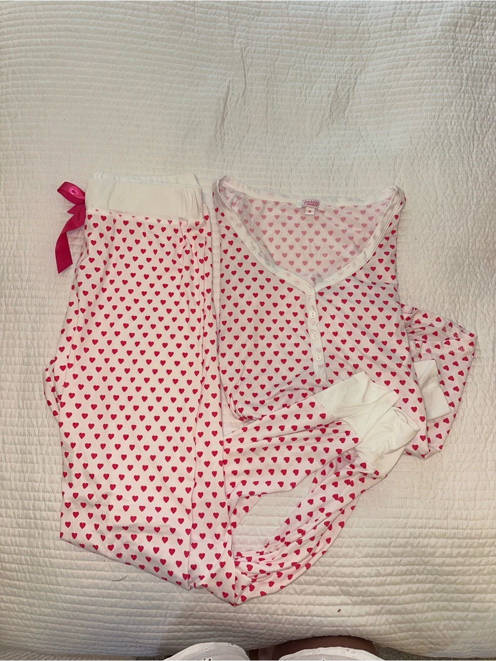 Pink Heart Pajama Set
